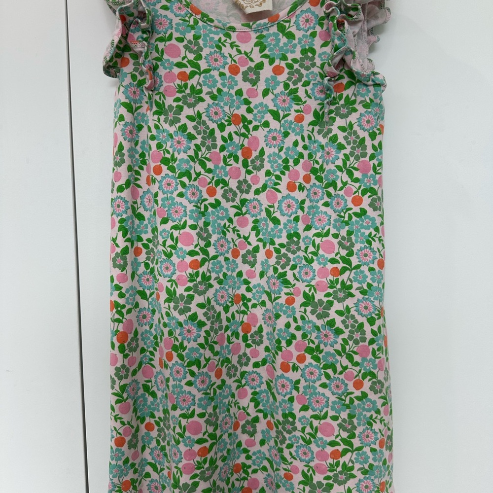 The Beaufort Bonnet Company Blue and Pink Kids Dress - Picture 6 of 9